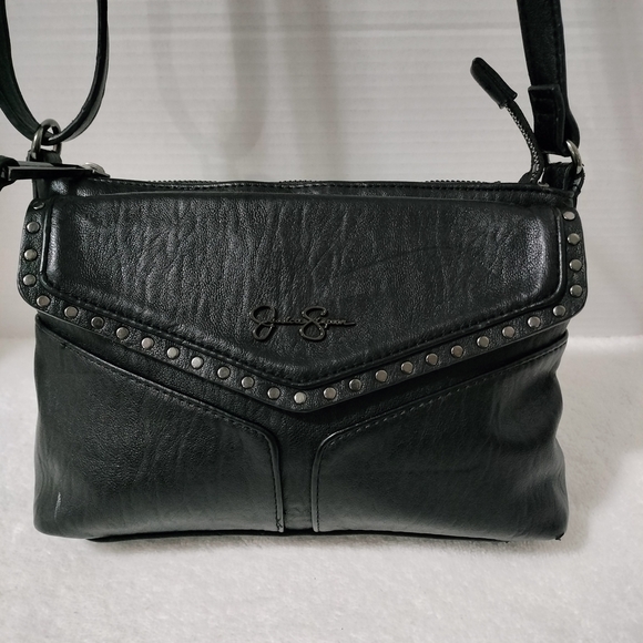 Jessica Simpson Elegant Black Crossbody Bag - Picture 2 of 10